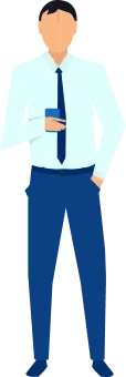 アイコン｜スーツ姿の男